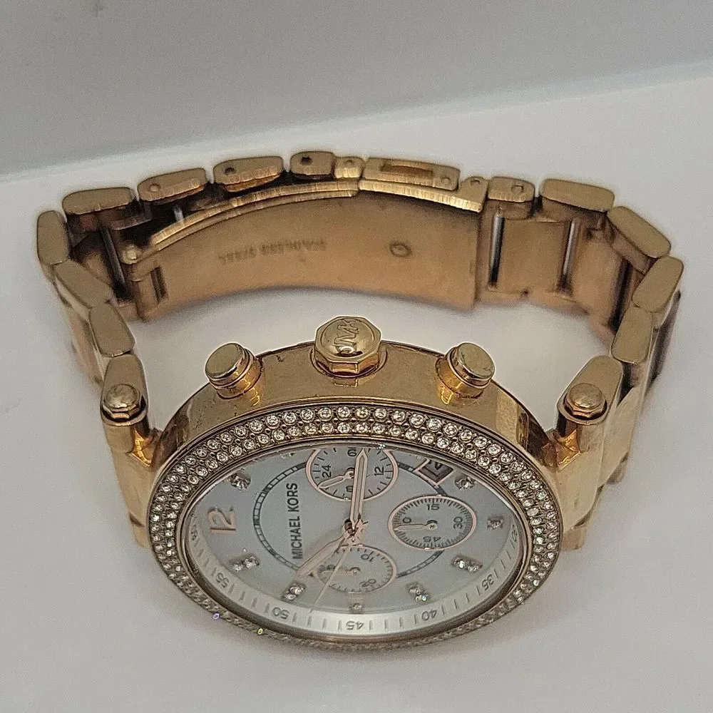 Michael Kors Parker MK5491 Women Stainless Steel Analog Dial Quartz Watch BC685